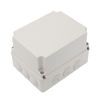 Caja Derivación-Conexión de Plástico (190 X 240 X 165 mm) con 12 Glándulas de Goma. Para Instalaciones Comerciales, Residenciales e Industriales. Incluye Tornillería para su Tapa. Funciona También como Registro.