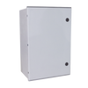 Gabinete de Poliéster IP55 Uso en Exterior (800 x 1000 x 300 mm) con Placa Trasera Interior de Plástico (Incluye Chapa y Llave).