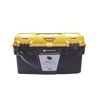 Caja Porta Herramientas 17, 44x26x23 cm Bicolor con Compartimientos para Tornillos.