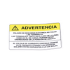 Etiqueta de Videovigilancia en Vinil Adhesivo Mate / Paquete con 10