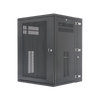 Gabinete PanZone de Montaje en Pared, de 19in, Puerta Ventilada, 18 UR, 635mm de Profundidad, Color Negro
