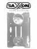SAXXON ASCBCT2 - Porta Tarjeta de Plástico Transparente / Compatible con Tarjetas o TAG SAXXON de PVC