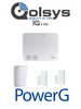 QOLSYS IQNS PACK - Paquete que contiene Sistema de Alarma IQ NS ALARM.COM autocontenido sin pantalla, Power G 915 Mhz 1 sensor PIR inalámbrico PG9914 y 2 sensores magnéticos inalámbricos PG9303 PLANDEBENEFICIOS LEÓN