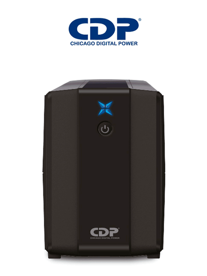 CDP R-UPR1008 - UPS Interactivo de 1000 VA y 500W, con 8 terminales de salida: 4 con respaldo y 4 con supresión de picos. CDPDL PROMOCDP