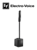 ElectroVoice M_EVOLVE30MUS - Sistema Amplificado de Columna EVOLVE 30M 8CH / Bluetooth / Columna 6x2.8 / Subwoofer 10 / Negro