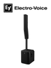 ElectroVoice M_EVOLVE70 - Sistema de Altavoz Portatil Amplificado / Bluetooth / Columna 8x4.7 / Subwoofer 15 / Negro