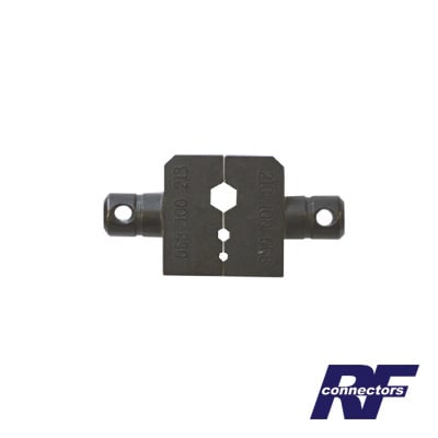 Dado para plegar conectores de anillo 0.068, 0.100 y 0.213 en RG-58/U, 8219, LMR-195, CNT-195 u 8240.