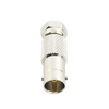 Adaptador en Línea para Video, de Conector BNC Hembra a F Macho, 75 Ohm, Níquel/ Oro/ Delrin.