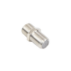 Adaptador Barril para 75 Ohm, de Conector F Hembra a F Hembra, Níquel/ Estaño/ Polietileno.