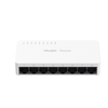 Switch no PoE no administrado, con 8 puertos Gigabit