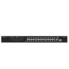 Switch PoE+ No Administrable hasta 180W Ideal para CCTV, 24 Puertos 10/100 y2 Uplinks Gigabit, Carcasa Metálica