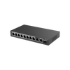 Switch Administrable con 8 puertos Gigabit PoE, 2 Uplinks Gigabit (1 SFP), gestión gratuita desde la nube
