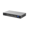 e-Lighten ONU / Switch PoE+ Hibrido, Capa 2 con un Puerto PON 1G SC/UPC y 8 Puertos Ethernet PoE+ 1G hasta 120 Watts y 100 Clientes