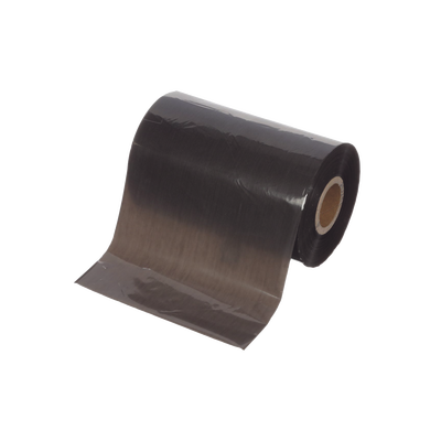 Cinta de Transferencia Térmica, Cera/Resina, color Negra, de 4.33 x 1181' (110 mm x 363 m).