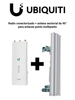 KIT-Radio conectorizado + antena sectorial de 90° de apertura para punto a multi punto/Ideal para CCTV Y WISP/Hasta 600 Mbps/2 millones de paquetes por segundo/5Ghz/Filtrado RF/Sincronización GPS/Solo compatible con tecnología LTU/