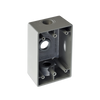 Caja Condulet FS de 1/2 (12.7 mm) con tres bocas a prueba de intemperie.