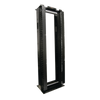 Rack de Aluminio System de 7ft x 19in, 45UR, Con organizadores verticales, conexión de tierra y accesorios de montaje