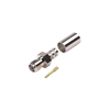 Conector SMA Hembra de Anillo Plegable para Cables RG-8/X, LMR-240, 9258, Niquel/Oro/Teflón.