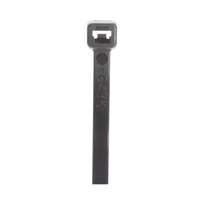 Cincho de Nylon 6.6 StrongHold, 533mm largo x 7.6mm ancho, Color Negro Exterior, Resistente a Rayos UV, Paquete de 100pz
