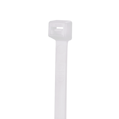 Cincho de Nylon 6.6 StrongHold, 100mm largo x 2.5mm ancho, Color Natural, Plenum, Paquete de 100pz