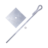 Ancla para Retenida para Muro con Ojo de Llave Galvanizado por Inmersión en Caliente (Requiere Placa Igualadora).