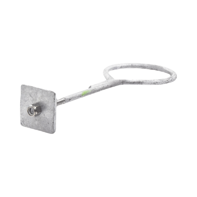 Ancla con Aro, largo: 40 cm. de 1/2 de espesor para Losa o Pared. Galvanizado por Inmersión.