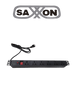 SAXXON SXPDU6U- Barra PDU con 6 Contactos Individuales , 15 Amp , 120V , 1UR , Protección contra rayos , Aleación de Aluminio