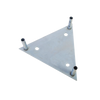 Base para Tramo STZ60G con Placa 1/2, Niple de 3/4, Galvanizado por Inmersión en Caliente.