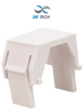SBE TECH BLANKWT - Inserto para faceplate color blanco 1 pieza, inserto ciego