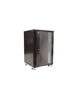 SBE TECH SBE-GNL24URPPC - Gabinete de 24 UR / Color negro / Puerta de Cristal templado / Ancho 60cm / Profundo 100cm / Altura 118cm
