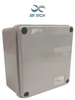 SBETECH OP10010050 - Caja plástica con tapa opaca de 10x10x5 cm multiusos con grado de protección IP66, fabricada en material autoextinguible y resistente a la abrasión