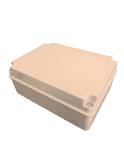 SBETECH OP25015013 - Caja de PVC con tapa / Opaca / Alto 250 mm, Ancho 150 mm, Profundidad 13 mm