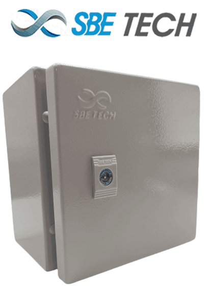 SBE TECH SBE-202015 Gabinete metálico / Alto 20.0 CM / Ancho 20.0 CM / Profundidad 15.0 CM /grado IP 65 NEMA 4