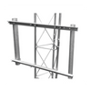 Brazo Lateral Doble Para Torre Arriostrada, Compatible con STZ30G, STZ35G y STZ45G.
