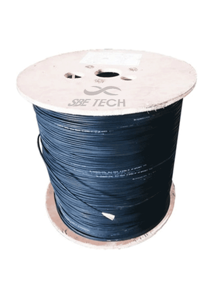 SBE TECH SBE-FODROPEI1 - Carrete de 2km / fibra óptica FTTH Nueva línea redonda / Monomodo G.657A2 LSZH, / Interior-exterior / 1 HILO / Sobre pedido