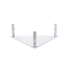 Base Triangular para Tramo STZ45 Galvanizado Electrolítico.