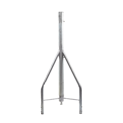 Tramo de Remate / Copete, tubo industrial 1 1/4 con tubo central 2 3/8, galvanizado por electrólisis.