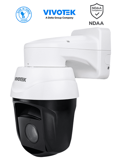 VIVOTEK SD9394-EHL - Cámara IP PTZ Exterior 8 MP, 32x Zoom Óptico, Smart IR 250mts, Protección Nema4X, IP66, IK10, WDR Pro, Smart Tracking, Ciberseguridad Trend Micro, Smart VCA, NDAA, ONVIF, Deep Search retail TM