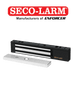 E941SB600PQ - Cerradura Electromagnética de 600 lb / Sensor de adherencia / LED de estado / Voltaje Dual 12/24 VDC / Homologada UL