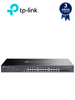 TP-LINK TL-SG3428X - Switch Omada SDN administrable con 24 puertos Gigabit y 4 puertos SFP+, incluye funciones sFlow, QinQ y QoS, compatible con administración centralizada OMADA.