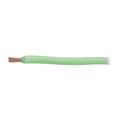 (SLY303) Cable 8 awg color verde,Conductor de cobre suave cableado. Aislamiento de PVC, autoextinguible. (Venta por Metro)