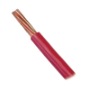 Cable Eléctrico 8 awg color rojo,Conductor de cobre suave cableado. Aislamiento de PVC, auto extinguible. BOBINA 100 MTS