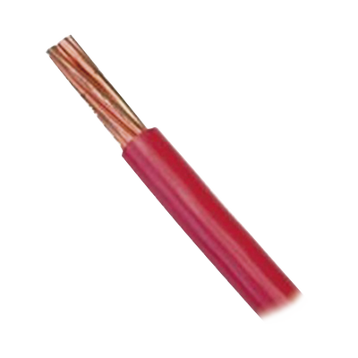 Cable 10 awg color rojo,Conductor de cobre suave cableado. Aislamiento de PVC, auto extinguible. (Venta por Metro)