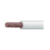( SSLU13 ) Cable Eléctrico 10 awg color blanco,Conductor de cobre suave cableado. Aislamiento de PVC, autoextinguible. BOBINA 100 MTS