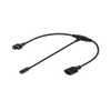Cable troncal Y. conecta paneles y dispositivos tales como microinversor y sistema de monitoreo en un conjunto.