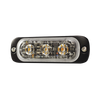 Luz Auxiliar de 3 LED, Azul, SAE, 12-24 Vcd, Lente transparente