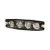 Luz Auxiliar de 4 LED, ámbar, SAE Clase I, Lente transparente