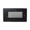 Gabinete de Pared de 6U con Puerta Perforada, 455 mm de Profundidad Total, Rack de 19'', Acero Reforzado Color Negro