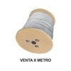 Cable de Retenida de 3/16 de Acero Galvanizado 7 Hilos (Venta por Metro).