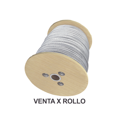 Cable de Retenida de 3/16, Resistencia 1293 Kg, 7 Hilos (Carrete de 2000 metros).